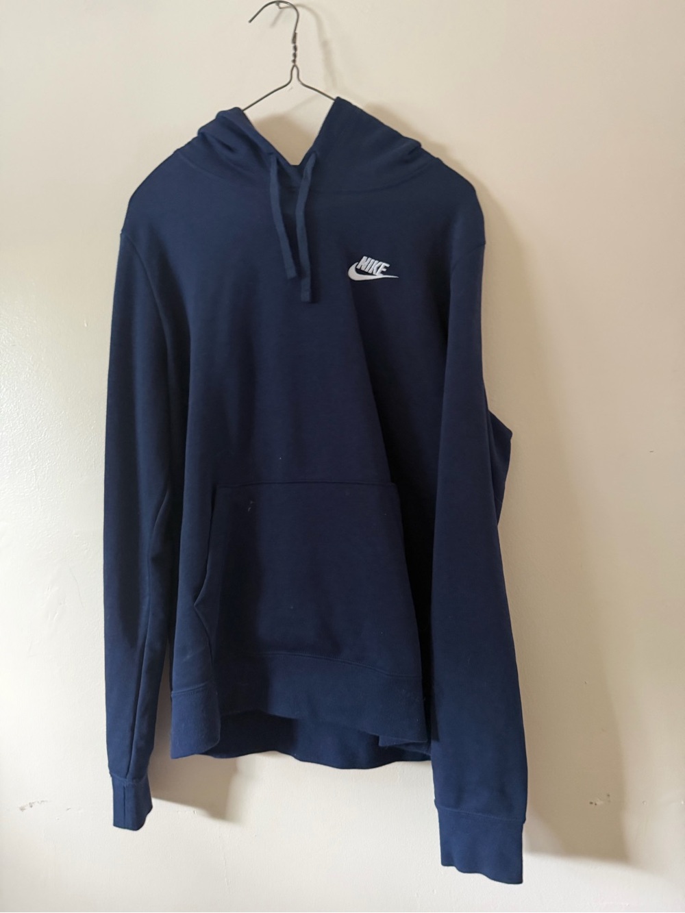 Nike Men's Dark Blue Pullover Hoodie